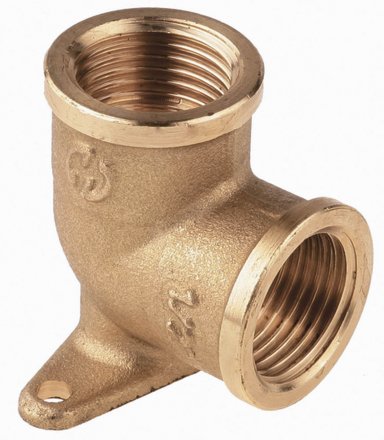 Уголок GENERAL FITTINGS с креплением к стене в двух точках, латунь, г/г, 1/2&quot; 51076-G/G-1/2 купить в Тобольске