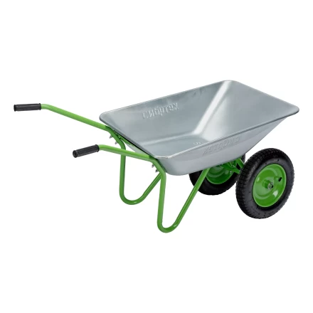 Тачка садовая Сибртех 689135, 2-х колесная, грузоподъемность 120 кг, объем 65 л купить в Тобольске