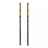 Сверло спиральное по металлу Denzel 2 x 49 мм, Р6М5, Golden Tip , 2шт., 718223 купить в Тобольске