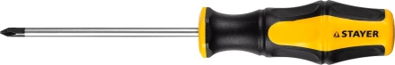 Отвертка STAYER &quot;MASTER&quot; &quot;HERCULES&quot;, Сr-V, противоскользящая рукоятка, PH1x100мм 25052-1-10_z02 купить в Тобольске
