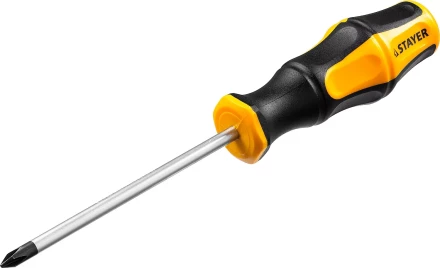 Отвертка STAYER &quot;MASTER&quot; &quot;HERCULES&quot;, Сr-V, противоскользящая рукоятка, PH1x100мм 25052-1-10_z02 купить в Тобольске