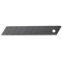 Лезвие OLFA BLACK MAX сегментированное, 8 сегментов, 18х100х0,5мм, 50шт OL-LBB-50B