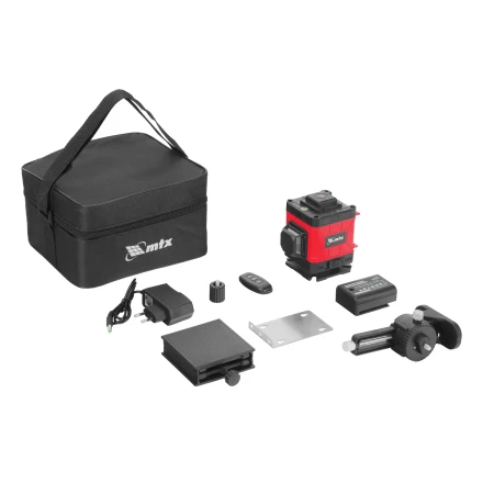 Лазерный уровень м-призм. ML 360-3 Basic SET, 30 м, зеленый луч, акк. Li 3000 мАч, сумка// MTX 35083 купить в Тобольске