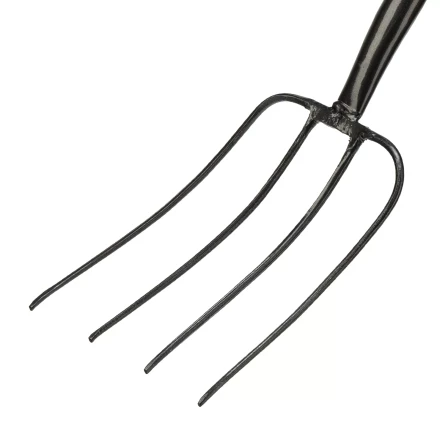 Вилы 4-рогие Palisad, сенные, кованые, 210х340х1260 мм, деревянный лакированный черенок, 61393 купить в Тобольске