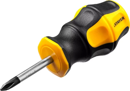 Отвертка STAYER &quot;MASTER&quot; &quot;HERCULES&quot;, Сr-V, противоскользящая рукоятка, PH1x38мм 25052-38-1_z02 купить в Тобольске