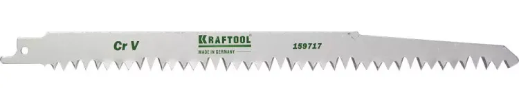 Полотно KRAFTOOL "INDUSTRIE QUALITAT", S1531L, для эл/ножовки, Cr-V, по дереву, шаг 5-6,5мм, 280мм 159717 купить в Тобольске