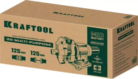 Тиски KRAFTOOL 3D Multi-Purpose 32706-125 купить в Тобольске