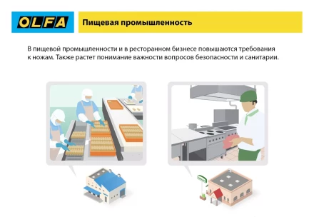 Лезвие OLFA, трапециевидное для SK-12 OL-SKB-2S/10B купить в Тобольске