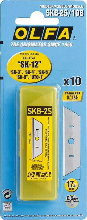 Лезвие OLFA, трапециевидное для SK-12 OL-SKB-2S/10B купить в Тобольске