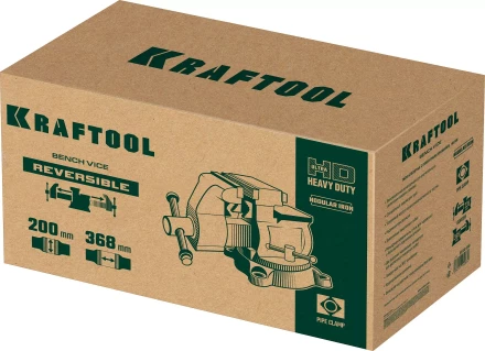 Тиски KRAFTOOL Reversible слесарные 32705-200 купить в Тобольске