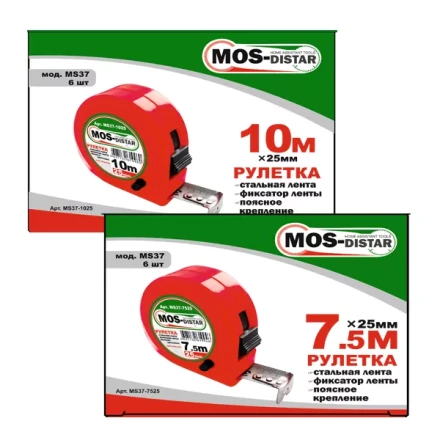 Рулетка измерительная MOS-DISTAR MS37-3016 купить в Тобольске