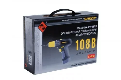 Шуруповерт ДША-2 108 ЭР/10Л аккумуляторный сумка 50010 купить в Тобольске