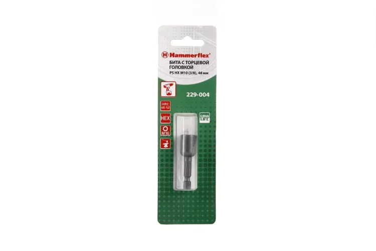 Головка HAMMER размер 10мм, H 48мм, S 3/8'' (229-004 PS HX) купить в Тобольске