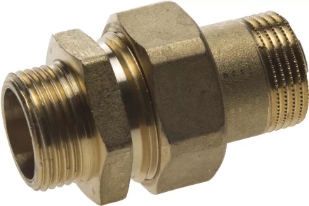 Соединитель GENERAL FITTINGS прямой с накидной гайкой, латунь, ш/ш, 3/4&quot; 51037-S/S-3/4 купить в Тобольске