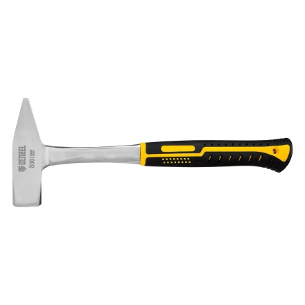 Молоток слесарный 800 г Denzel 10405, цельнометаллический, двухкомпонентная рукоятка купить в Тобольске