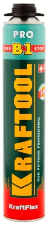 Пена &quot;PREMIUM B1&quot; профессиональная, монтажная, пистолетная, всесезонная, 750мл, KRAFTOOL 41186_z01 купить в Тобольске