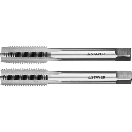 Комплект метчиков STAYER &quot;MASTER&quot;, сталь 9ХС, М12х1,75, 2 шт 28025-12-1.75-H2 купить в Тобольске