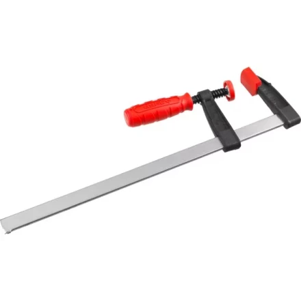 Струбцина ЗУБР &quot;МАСТЕР&quot;, тип &quot;F&quot;, пластмассовая ручка, стальная закаленная рейка, 50х250мм 32150-050-250 купить в Тобольске