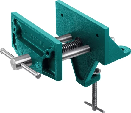 Тиски KRAFTOOL столярные переносные, на струбцине 32720-155 купить в Тобольске