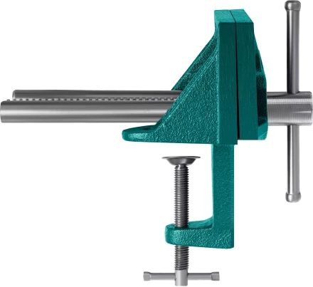 Тиски KRAFTOOL столярные переносные, на струбцине 32720-155 купить в Тобольске