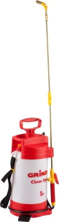 Опрыскиватель GRINDA садовый &quot;Clever Spray&quot;,5 л, с латунным  телескоп. удлинителем и упорами для ног 8-425155_z01 купить в Тобольске