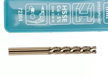 Сверло спиральное по металлу, 2,5 мм, HSS-Co, 2шт GROSS 72304
