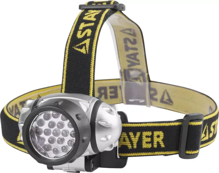 Фонарь STAYER "STANDARD" налобный светодиодный, 19LED, 4 режима, 3ААА 56570 купить в Тобольске