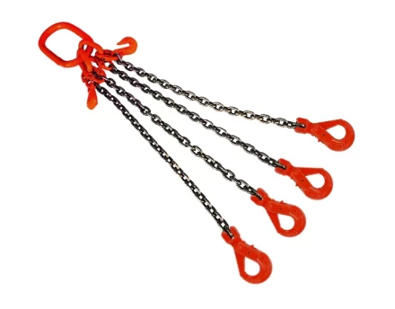 Строп цепной TOR 4СЦ г/п 11,2 т 10,0 м с укорачивающими и самозакрывающимися крюками 1016868 купить в Тобольске