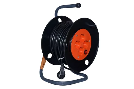 Удлинитель электрический силовой катушка 50м 4 роз ЭНКОР 1/2 69604 купить в Тобольске