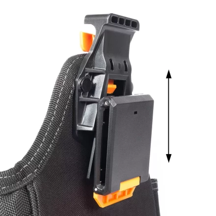 Быстросъемная поясная сумка модульного типа на клипсе с клапаном на липучке КВТ СМ-09 (91982) купить в Тобольске