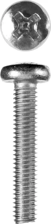 Винт ЗУБР &quot;МАСТЕР&quot; DIN 7985, класс прочности 4.8, оцинкованный, M6x30мм, 5кг 303150-06-030 купить в Тобольске
