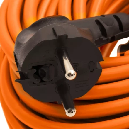 Удлинитель-шнур силовой 30 м Сибртех 95833, 16А, тип УХ16, ПВС, усиленный, 1 розетка без заземления купить в Тобольске