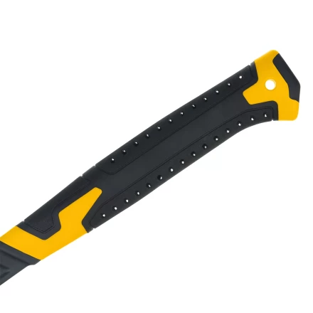 Топор цельнокованый 600 г Denzel 21499, двухкомпонентная обрезиненная рукоятка купить в Тобольске