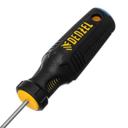 Отвертка, SL3х75 мм, S2, 3к рукоятка Denzel 121887 купить в Тобольске