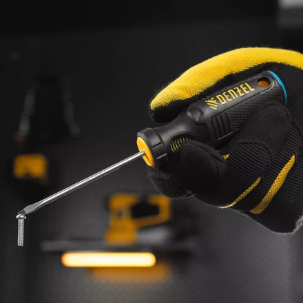 Отвертка, SL3х75 мм, S2, 3к рукоятка Denzel 121887 купить в Тобольске