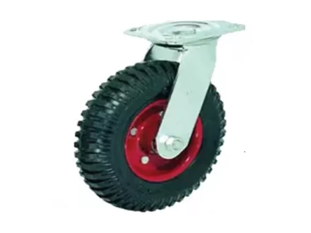 Колесо литое резиновое 200 мм PS200 с протектором и кронштейном 1031468 купить в Тобольске