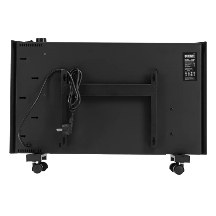 Конвектор электрический Denzel XCE-1500 B, 230 В, 1500 Вт, X-образный нагреватель черный 98128 купить в Тобольске