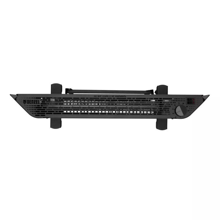 Конвектор электрический Denzel XCE-1500 B, 230 В, 1500 Вт, X-образный нагреватель черный 98128 купить в Тобольске