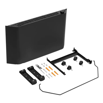 Конвектор электрический Denzel XCE-1500 B, 230 В, 1500 Вт, X-образный нагреватель черный 98128 купить в Тобольске