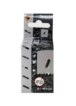 Коронка Bi-Metal Ф35 мм М3 Энкор 24135 купить в Тобольске