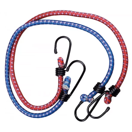 Шнур ЗУБР крепежный резиновый, со стальными крюками, 80см, 2шт 4-40507-080 купить в Тобольске