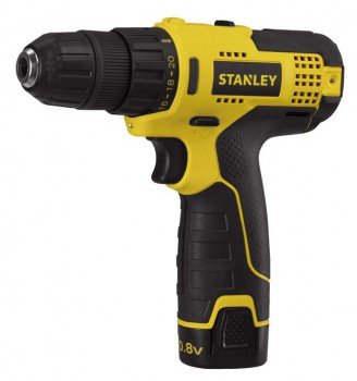 Дрель аккумуляторная Stanley STCD1081B2 в кейсе купить в Тобольске