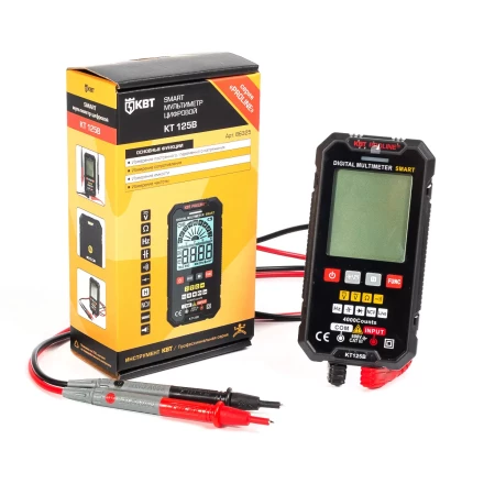Мультиметр цифровой КВТ SMART KT 125В с True RMS (86325) купить в Тобольске
