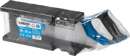 Ножовка СИБИН с двухкомпонентной рукояткой, стусло для заготовок 100х50мм, 300мм 15385-35 купить в Тобольске