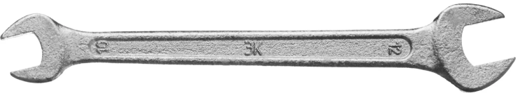 Ключ рожковый гаечный ЗУБР "СТАНДАРТ", оцинкованный, 10х12мм 27115-10-12 купить в Тобольске