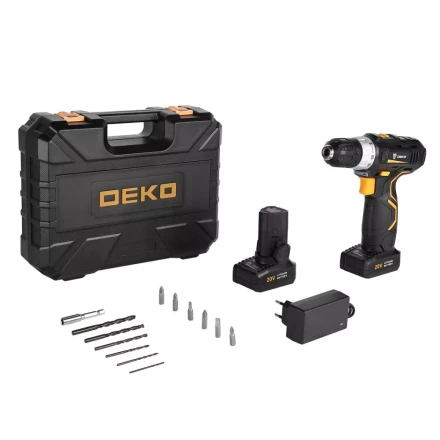 Дрель аккумуляторная в наборе DEKO GCD20DU3 SET5, 063-4145 купить в Тобольске