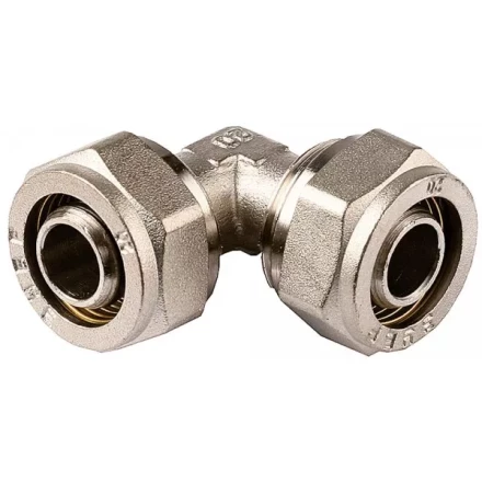 Уголок ЗУБР соединительный, цанга-цанга, 16х16х2,0, никель 51408-16 купить в Тобольске