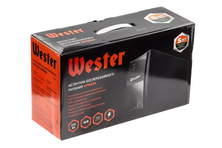 Устройство бесперебойного питания WESTER UPS650 купить в Тобольске