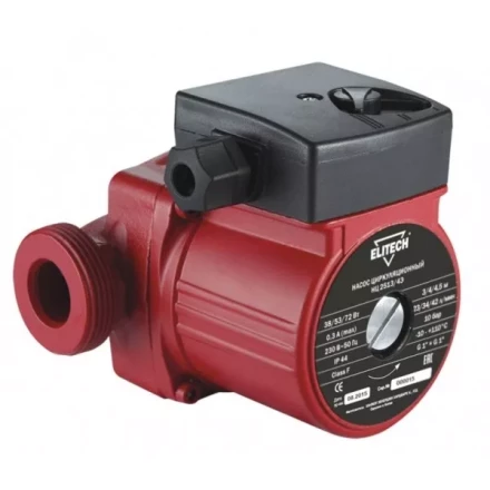 Насос циркуляционный для отопления НЦ 2513/4Э ELITECH купить в Тобольске