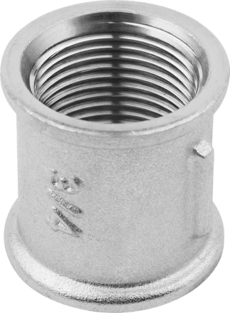 Муфта ЗУБР &quot;ЭКСПЕРТ&quot;, никелированная латунь, 3/4&quot; 51291-3/4 купить в Тобольске